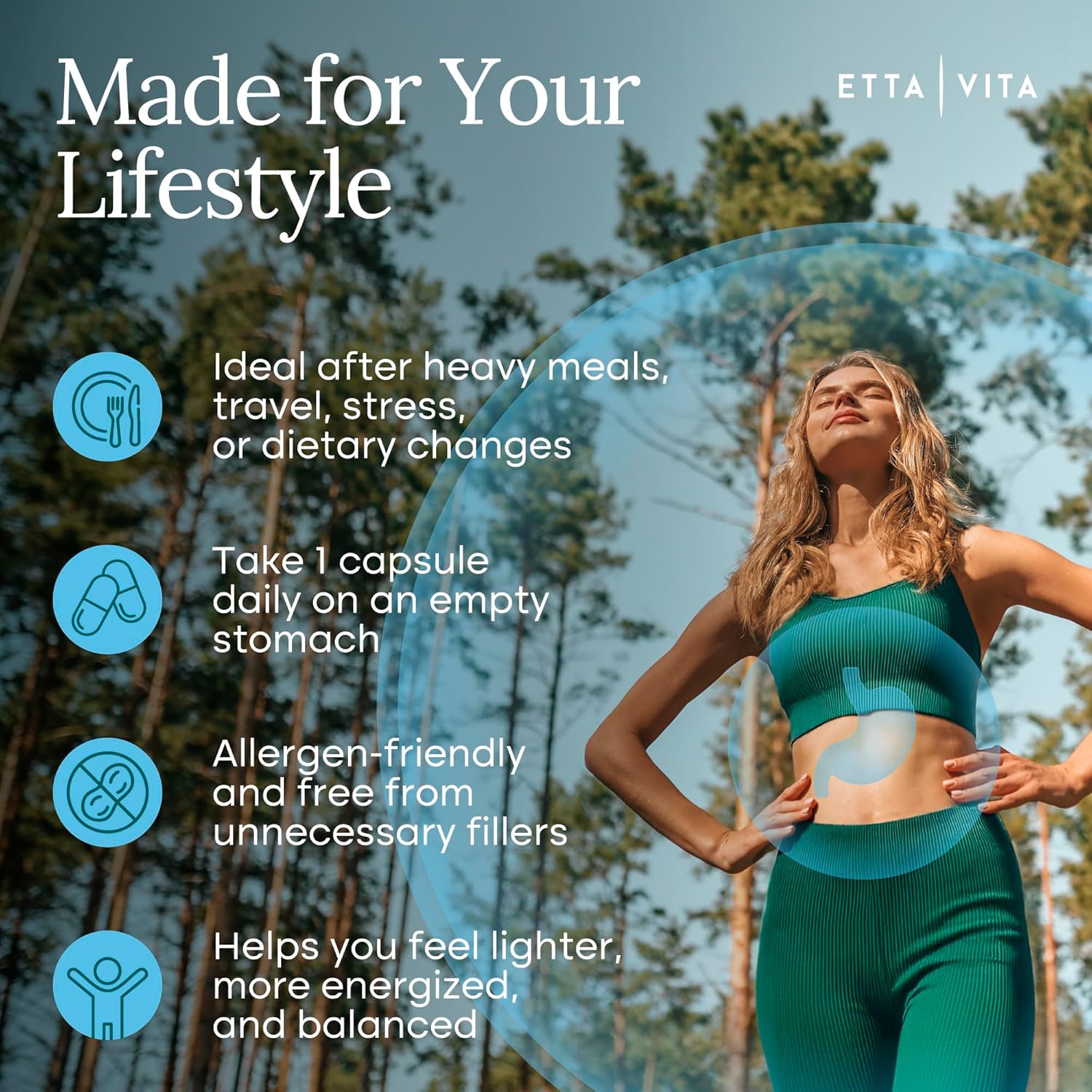 Potent Lumbrokinase Supplement 40mg/Serving (Max Activity - 800,000 Units) - Lumbrokinase Enzymes Capsules for Energy Support, Digestion, Detox, Cognition & Gut Health - Similar to Nattokinase - Image 4