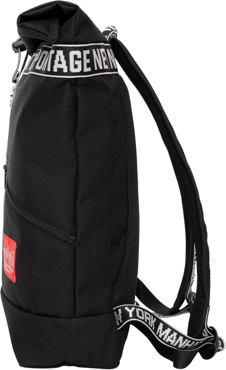 Manhattan Portage EMBLEM ROLL-N BACKPACK, BLACK