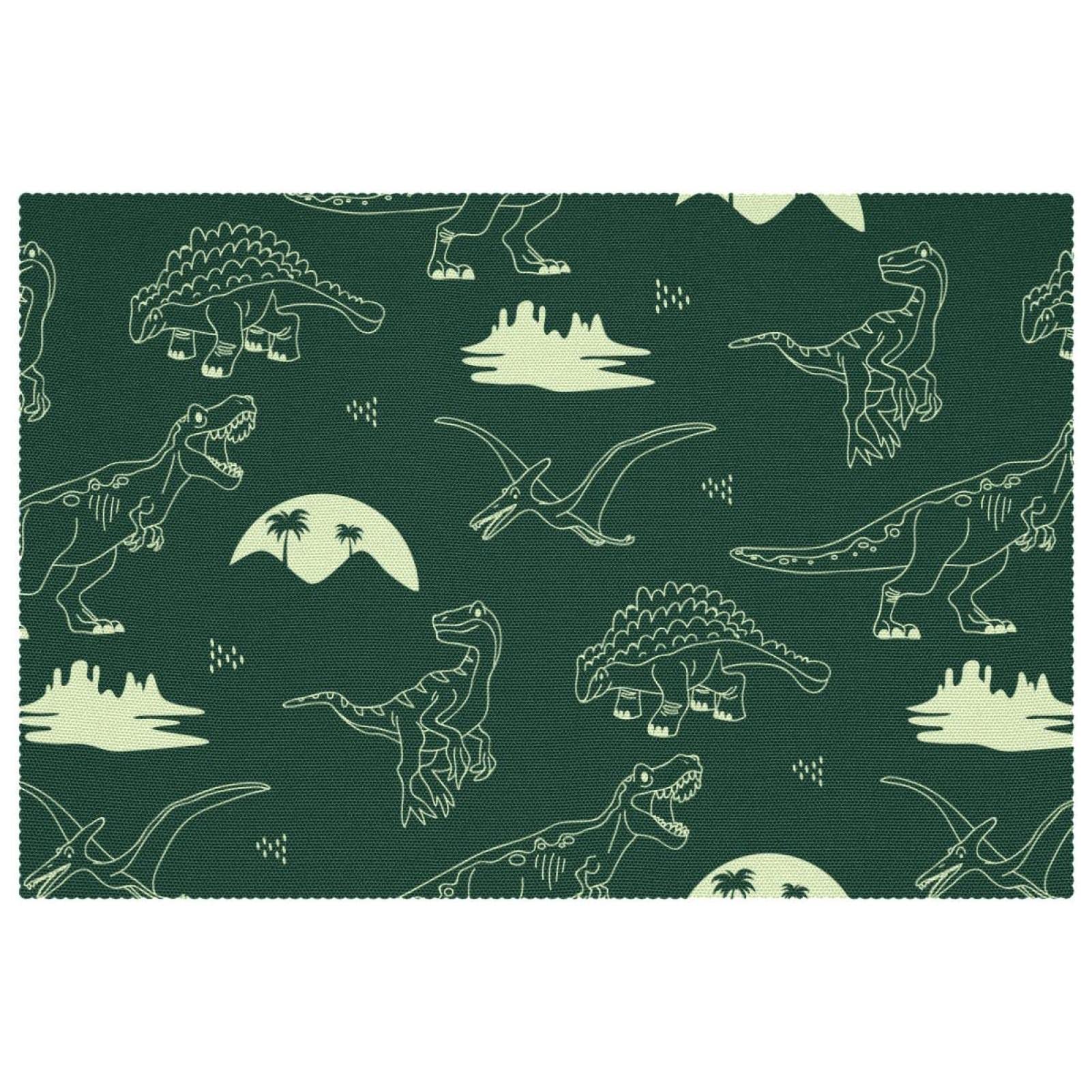 Sets de table dinosaure Grenn pour éviter les taches et glissades de plats