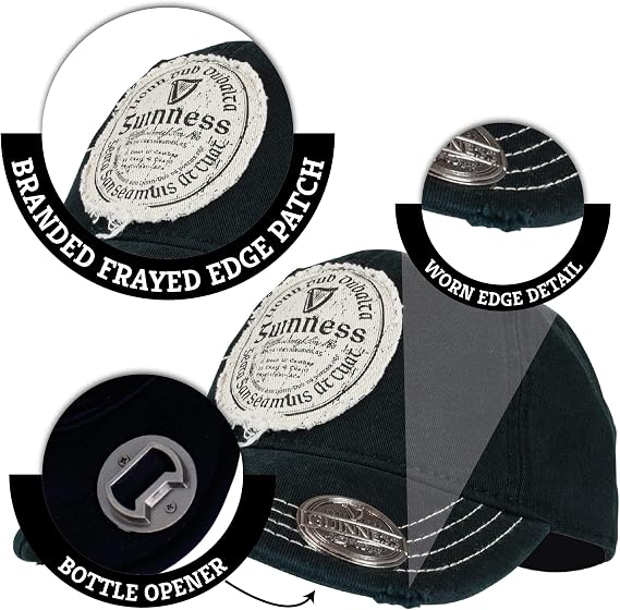Guinness Men's Bottle Opener Baseball Hat