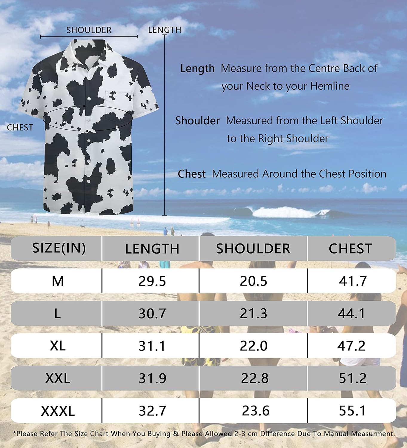 Men's Novelty Button Up Shirt Funky Short Sleeve Party Shirts Casual Hawaiian Beach Shirt - Image 7