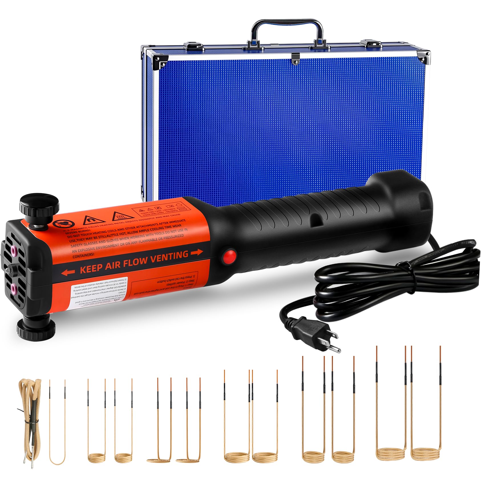 Photo 1 of Harsire 1500W Induction Heater Bolt Removal Kit w/Case