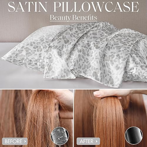 Miniatura 4 de Madison Park Essentials - Juego de sábanas de satén de lujo y sedoso con brillo natural, bolsillo elástico de 14 pulgadas que se adapta a colchones