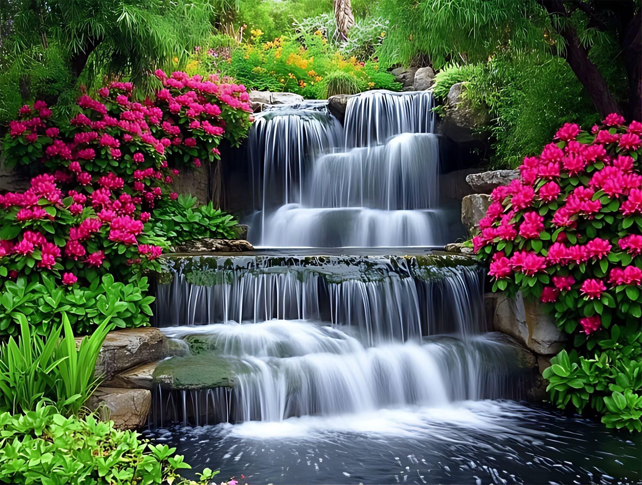 Diamond Painting Landschaft, 5D Diamond Painting Erwachsene 70x90cm qw1-681