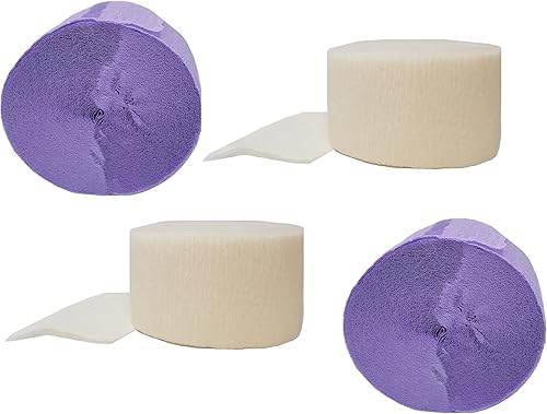 K-Kraft Serpentinas decorativas de papel crepé colgantes hechas en Estados Unidos para cumpleaños, fiestas, vacaciones, escuela, boda, ducha o