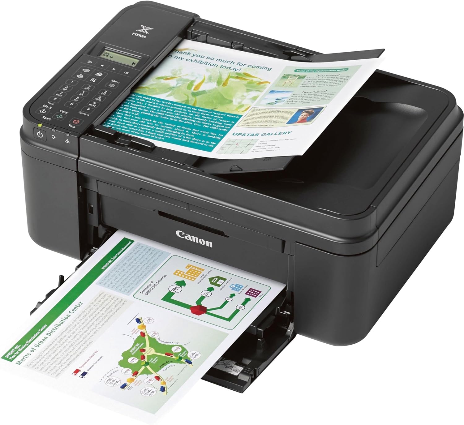 Canon MX492 Black Wireless AllinOne Small Printer with