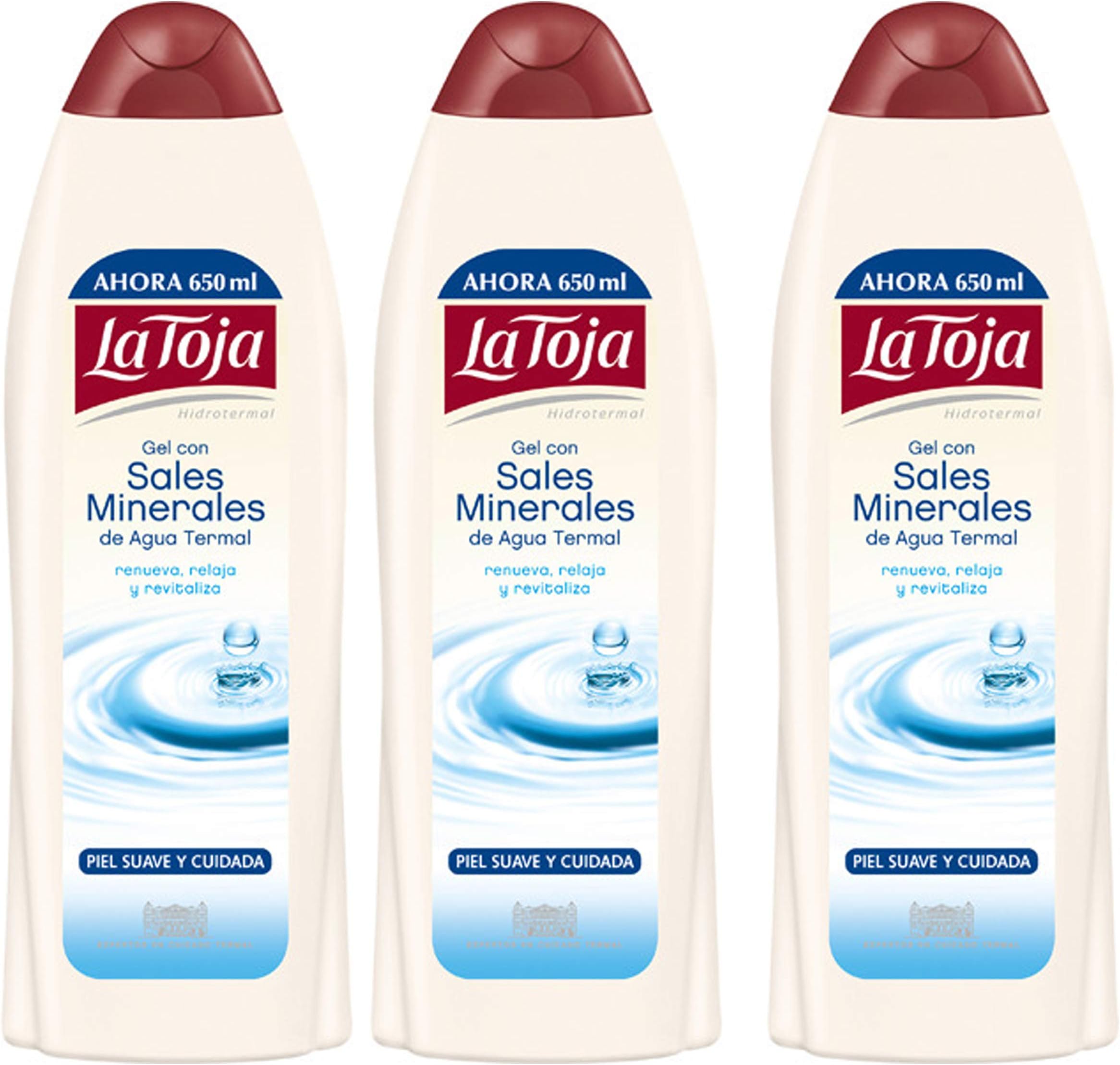3 Bottles of La Toja Shower Gel 23.3oz./600 ml