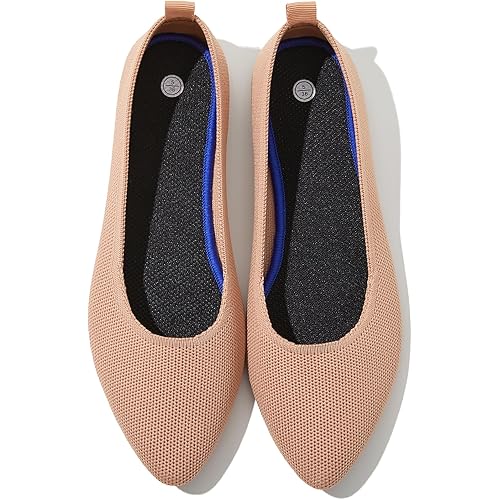 Shupua Women's Flats Black Flats Shoes Pointed Toe Ballet Flats Comfortable Bow Girls Flats Dressy