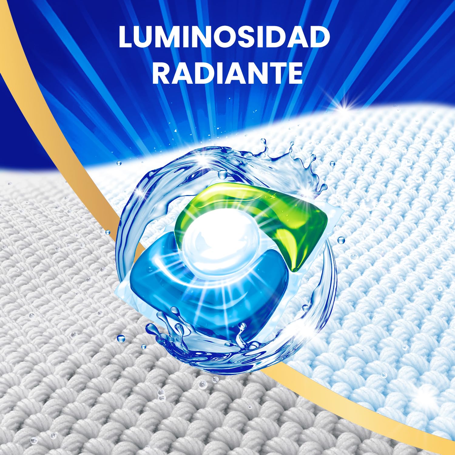 Wipp Express Power Caps (5 x 55), Detergente en cápsulas lavadora que proporciona luminosidad, pastillas lavadora para una limpieza profunda, hasta 30 días de frescor