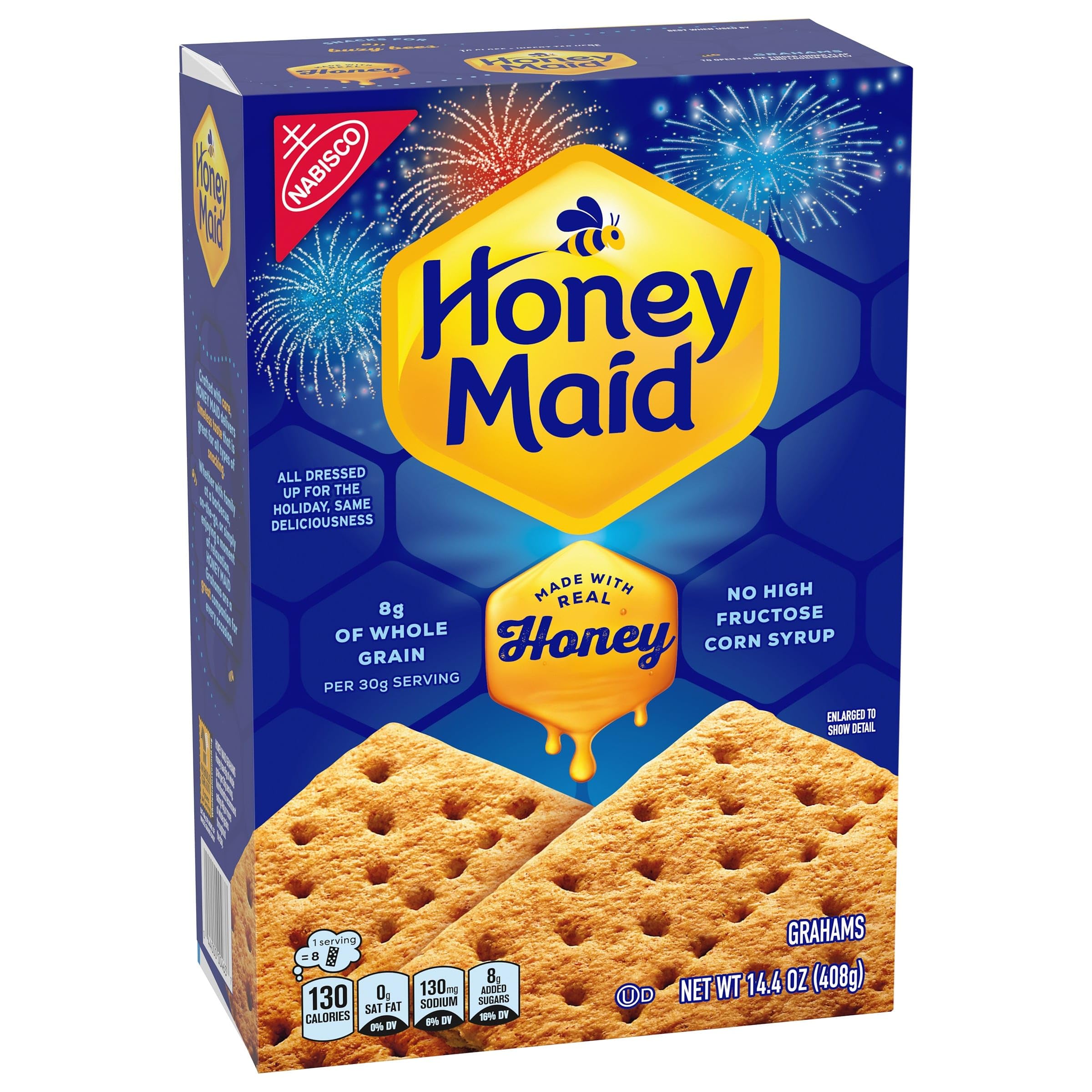 None Honey GrahaNone Crackers, 14.4 oz