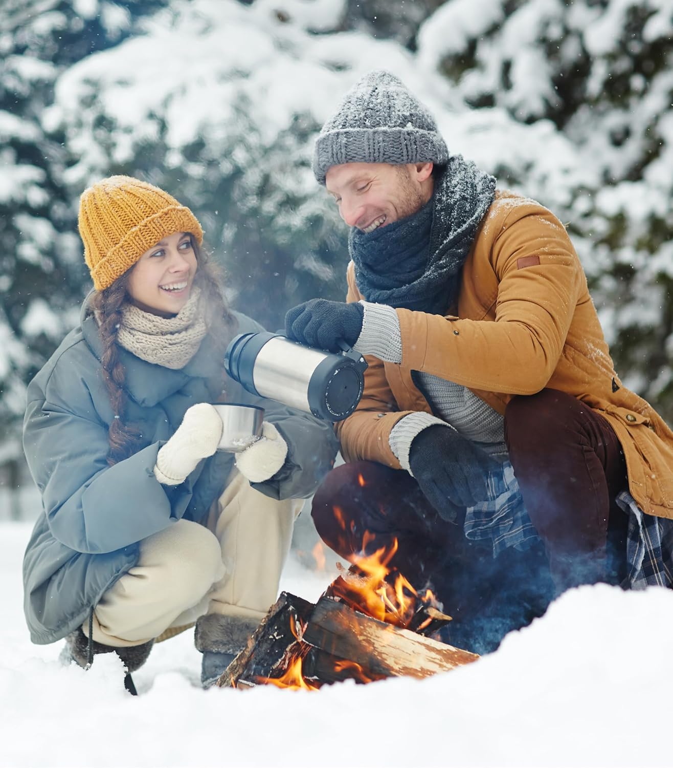 DRSKIN Men's Thermal Compression Shirts or Set Fleece Lined Base Layers Underwear Top & Bottom Sports Athletic Workout Winter - Image 5