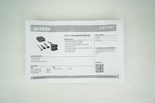 Miniatura 9 de Heise Axxess - Interfaz de retención de timbre BMW/Mini 2006-2015 (AXRC-BW1)
