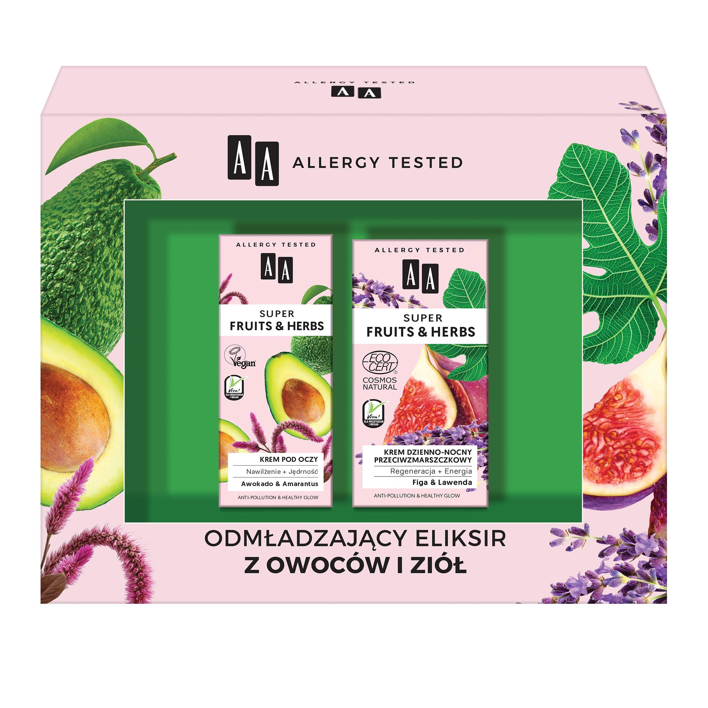 Aa Super Fruits & Herbs Zestaw Kosmetyków, 15 ml + 50 ml