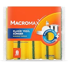 Macro Max T rnak Koruyuculu Bula k S ngeri 8 li Paket Ergonomik Ye il Klasik S nger