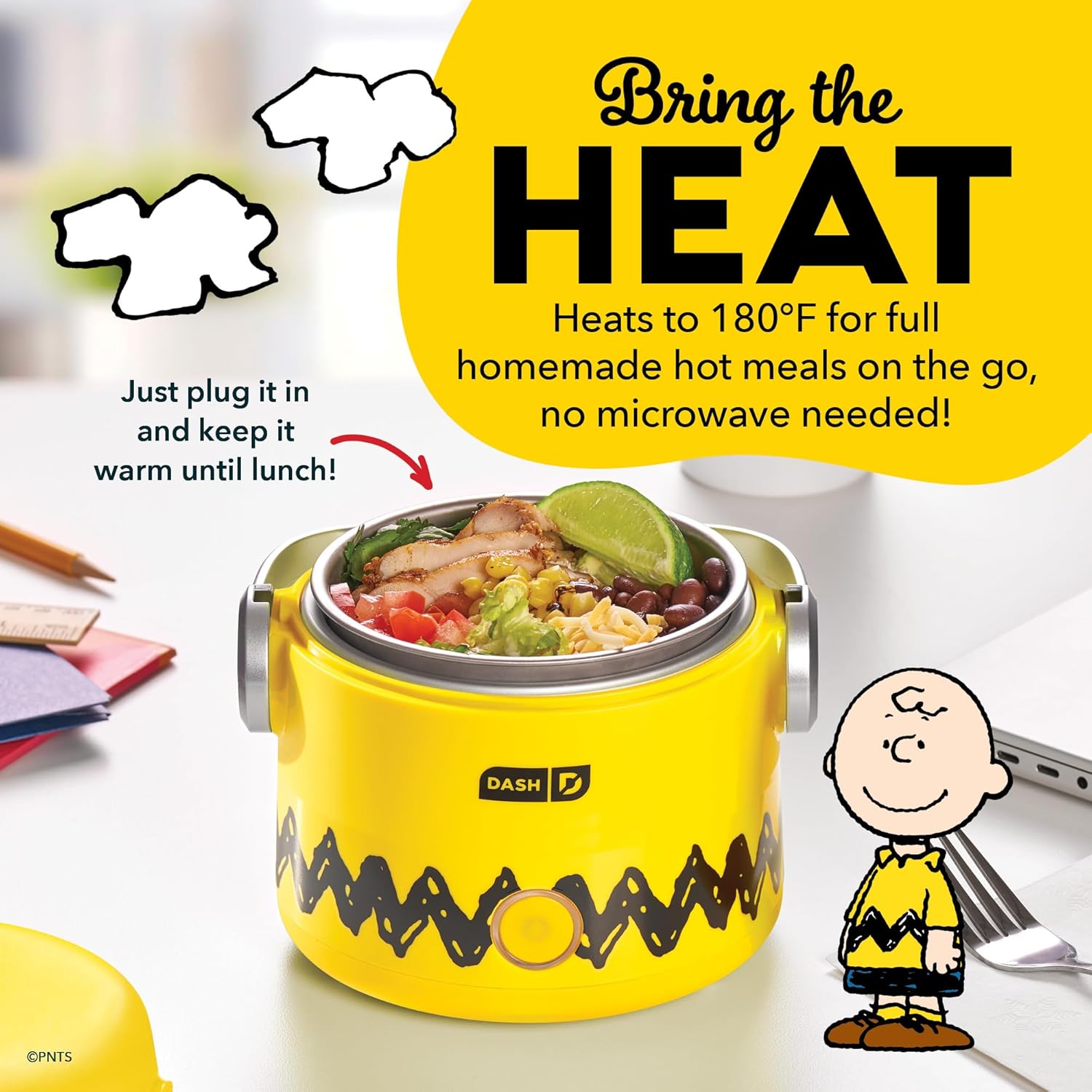 DASH Peanuts x Hot2Go Portable Food Warmer