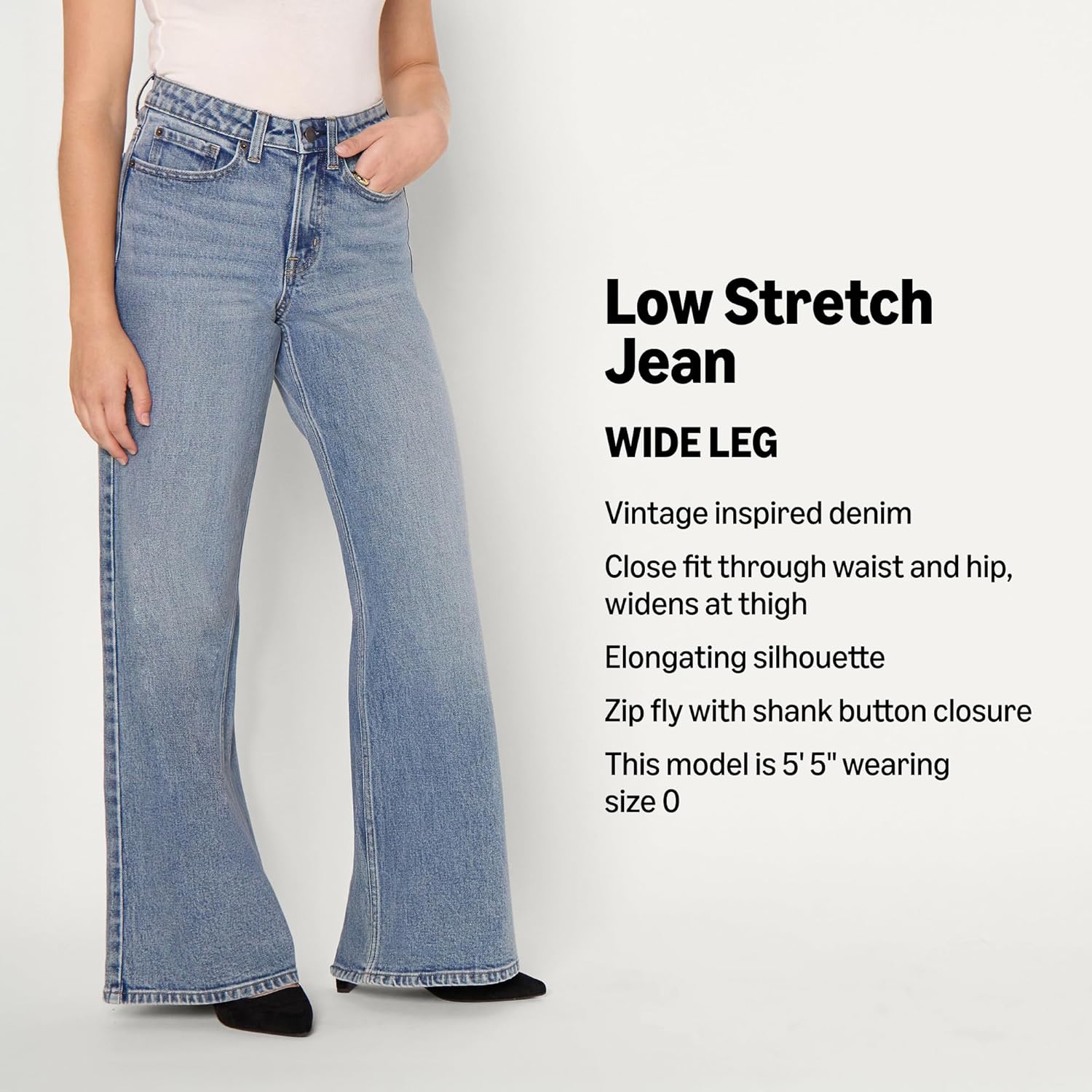 Amazon Essentials Women's High-Rise Wide Leg Crop Jeans - Image 4