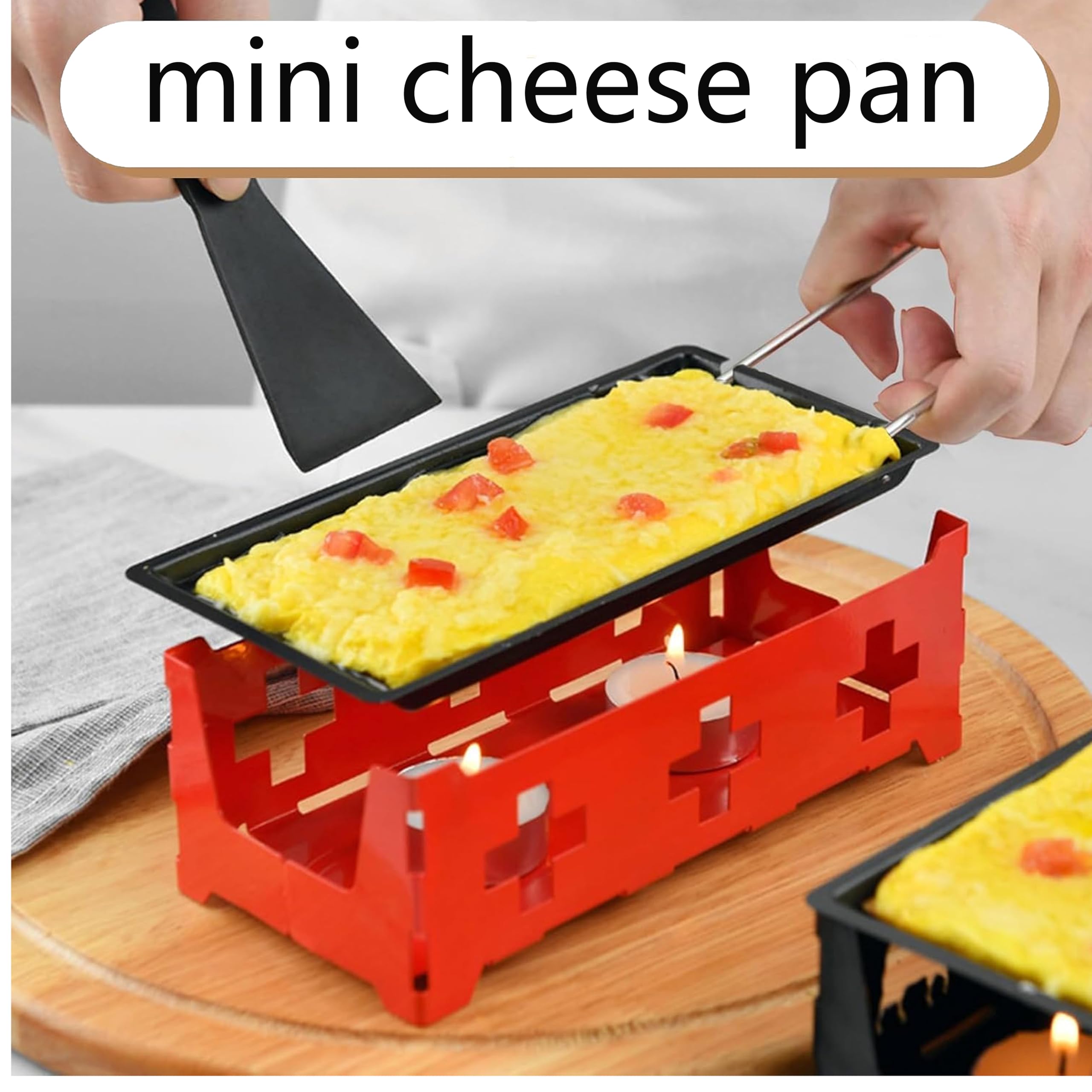 Vastsea Grill de Queso Suizo, Sartén para Derretir Queso, Rizador de Queso, Para El Hogar Cocina Herramient