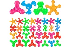 24 Pack Fidget Spinner Party Favors with Storage Bag Bulk Pack