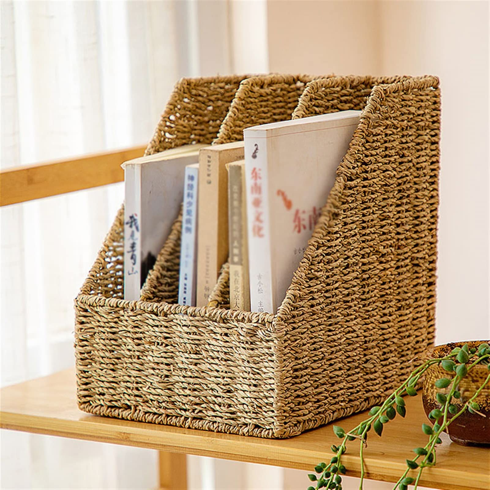 File Rack Aktenregal, Schreibtisch-Organizer for Bürobedarf, vertikales Lagerregal mit 3 Fächern mit großer Kapazität for Zuhause, Büro, Aktivitätsraum Office File Organizer Shelf