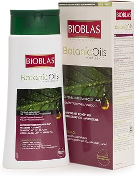 Nettle Shampoo for fine and weak hair with nettle oil - dermatologically tested, anti-hair loss shampoo for women and men, with organic oil, 360 ml | by Bioblas Botanic Oils