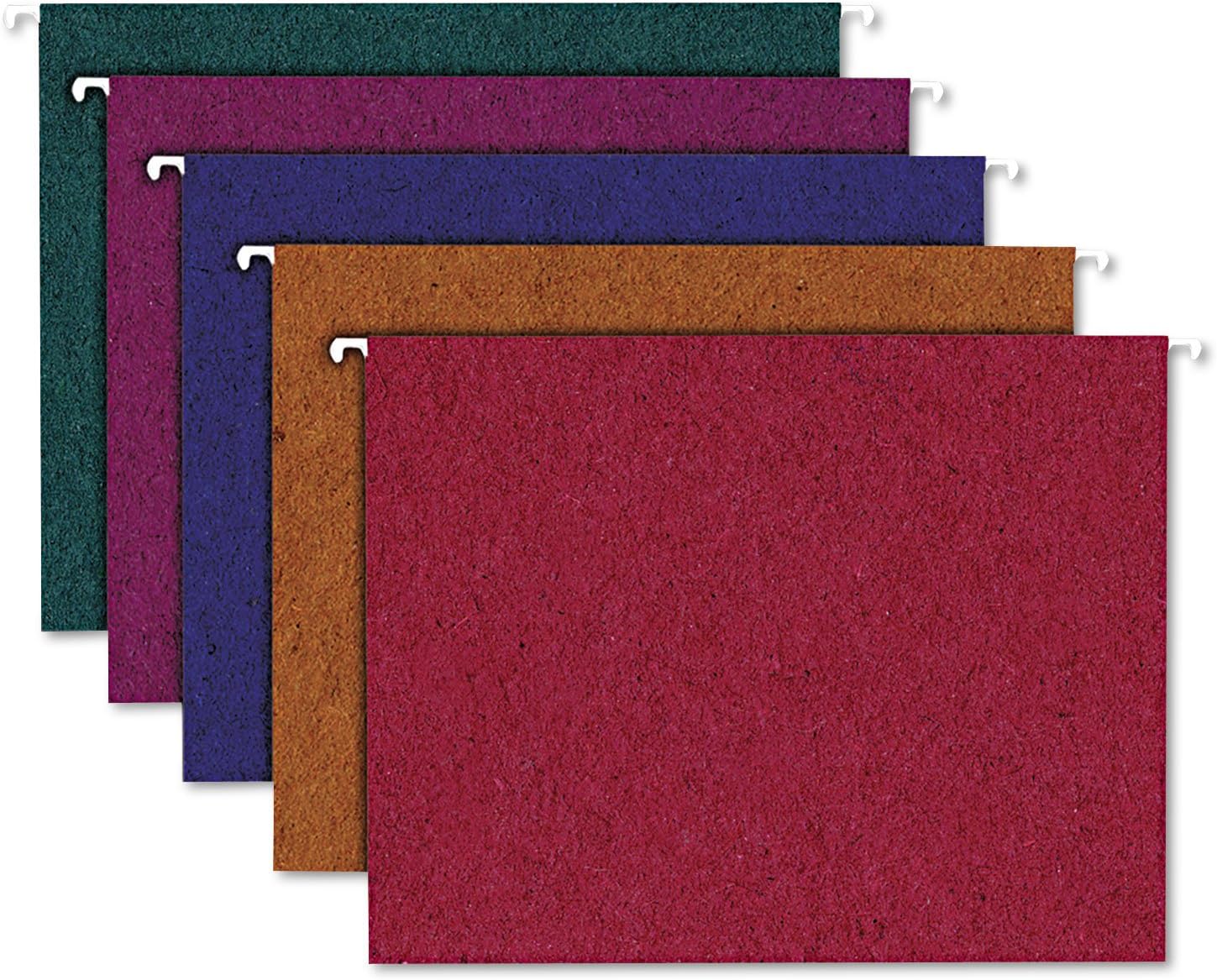 Pendaflex Earthwise Envirotec Recycled Colored Hanging File Folders, Letter, 20/Box