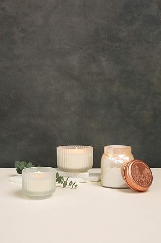 Miniatura 8 de Paddywax Cypress & Fir Holiday - Vela perfumada vertida a mano (3 unidades), 2 onzas, vidrio de mercurioesmerilado