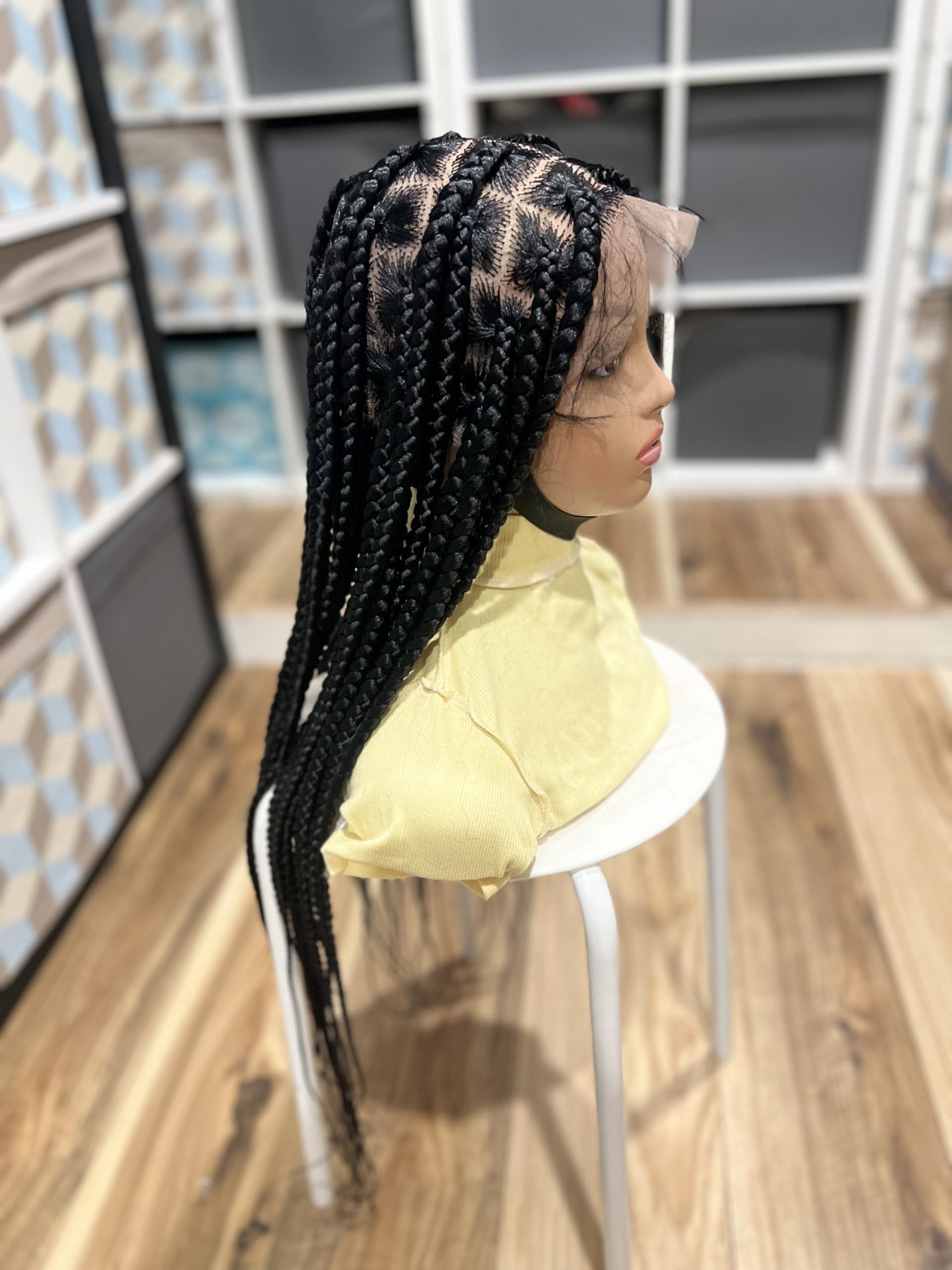 Amazon.com : Braided wig. Jumbo box braids, knotless braids  display picture 1