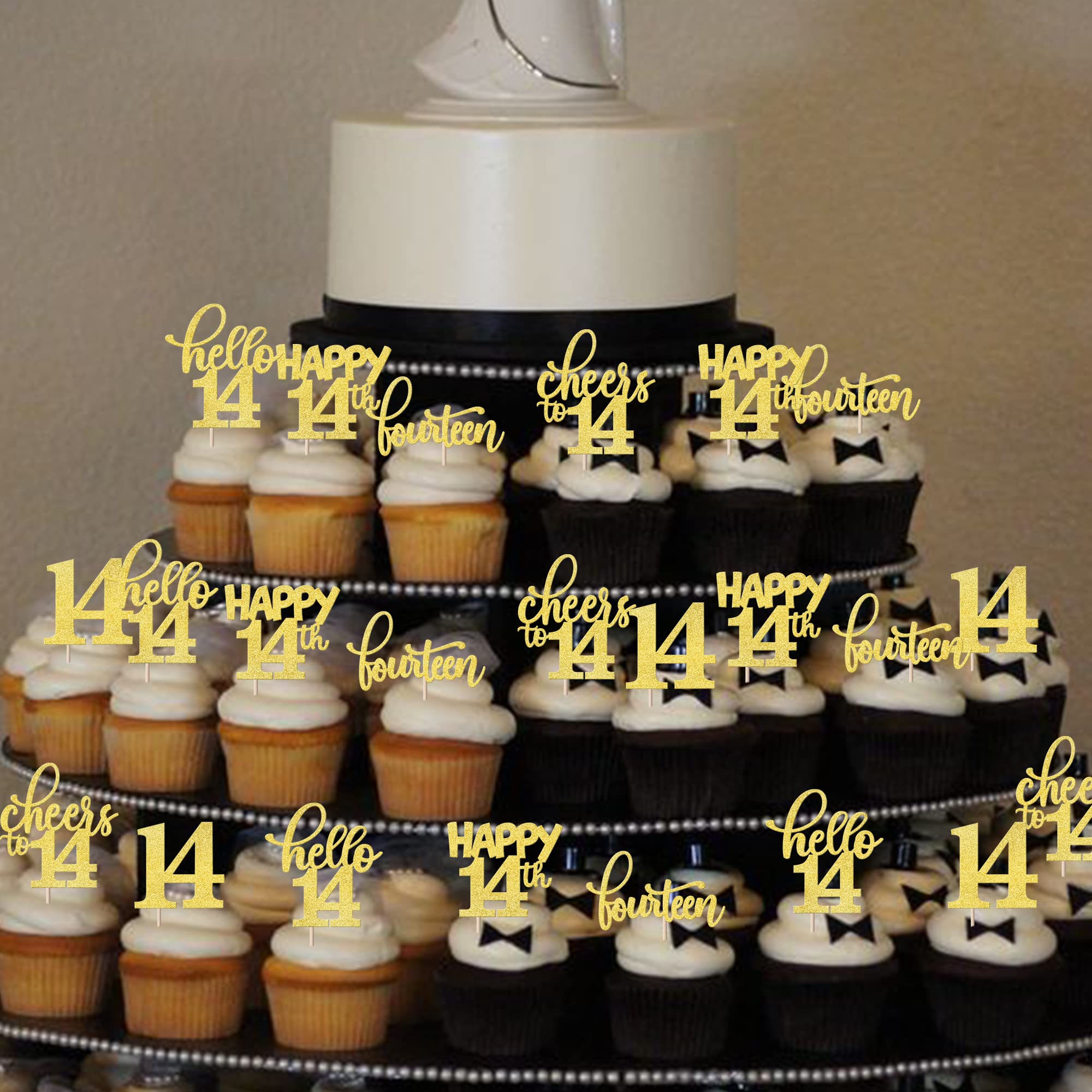 Fable Anniversary Xbox 360 8 Décorations En Acrylique à Paillettes Or Pour Gâteau - Toppers "Joyeux Anniversaire" Accessoires Pâtisserie Festifs