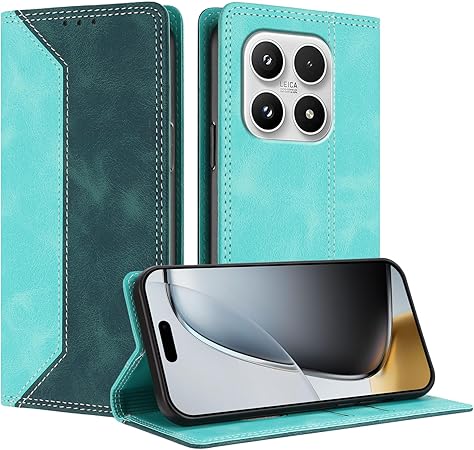 KEYYO Custodia Portafoglio In Pelle Per Xiaomi Mi 11T / 11T Pro - Con Slot Carte E Supporto - Marrone