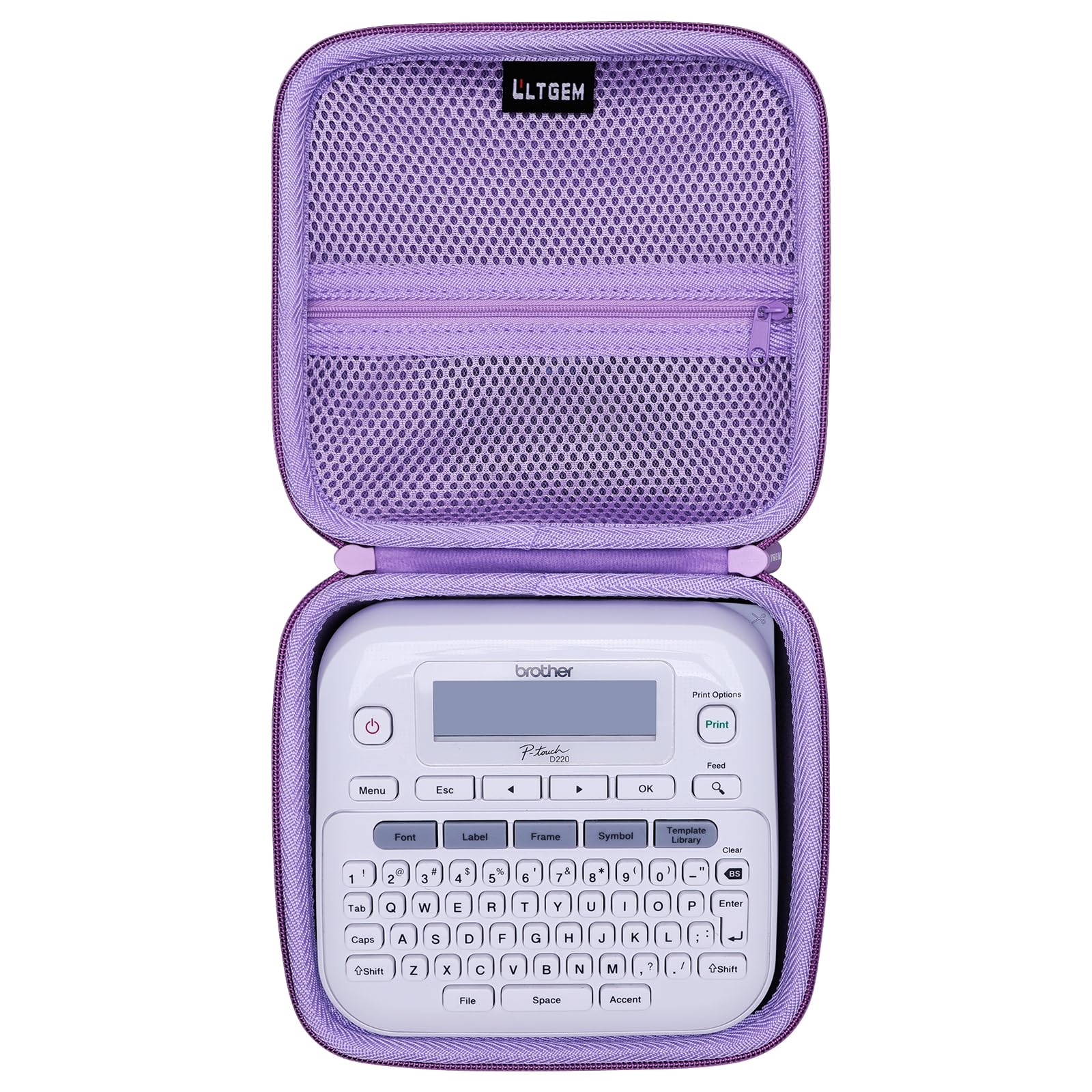 LTGEM Label Maker Case for Brother P-Touch PTD220/PTD210