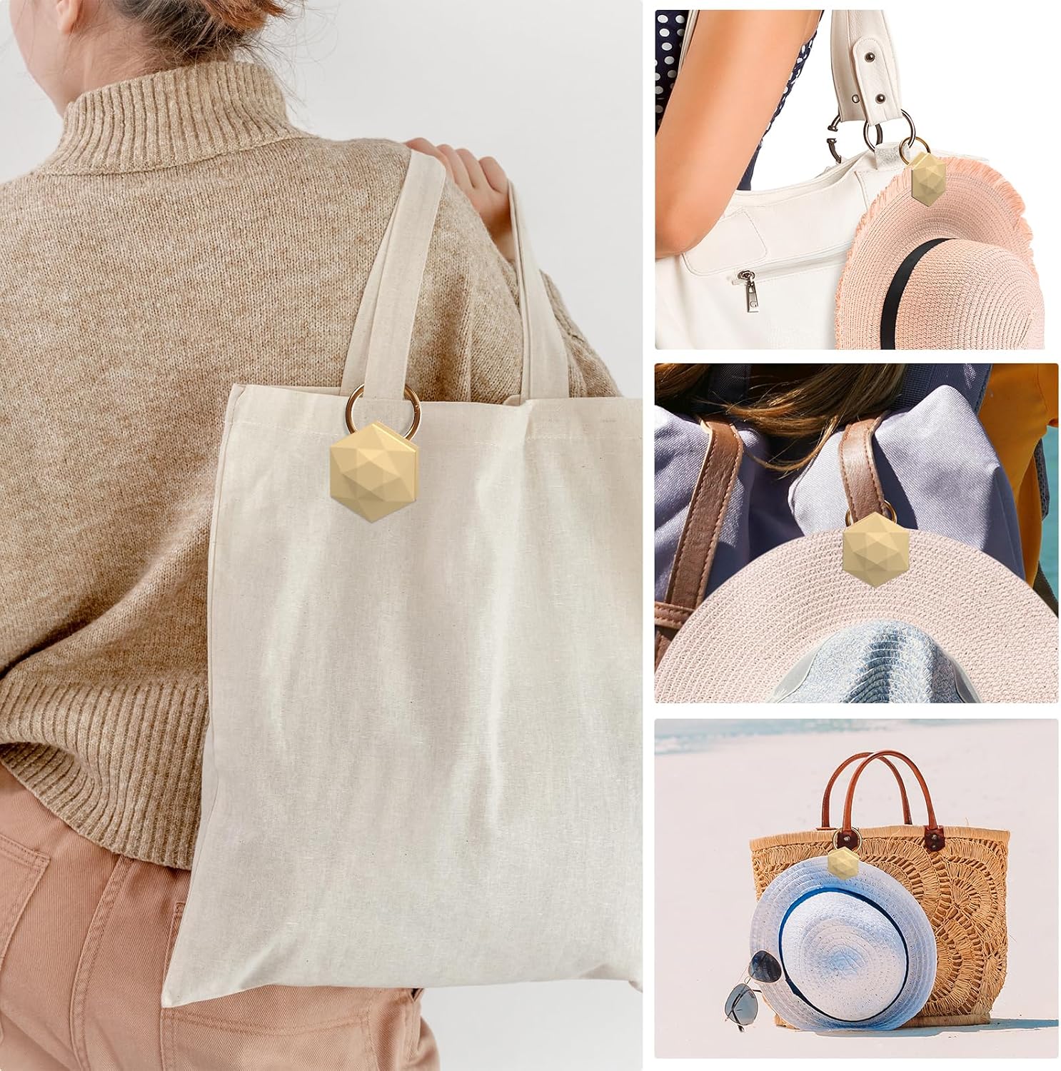Magnetic Hat Clip for Travel on Bag High Strength Magnet Hat Holder Fits Backpacks Purses Totes Creative Gift for Women
