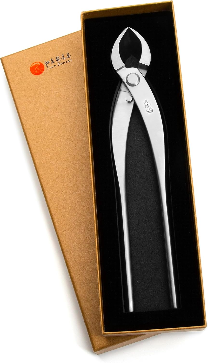 Bonsai Straight Edge Cutter Professional Grade Branch Cutter Alloy Steel Bonsai Tools Equip With Tool Bag (MT-SE-280)