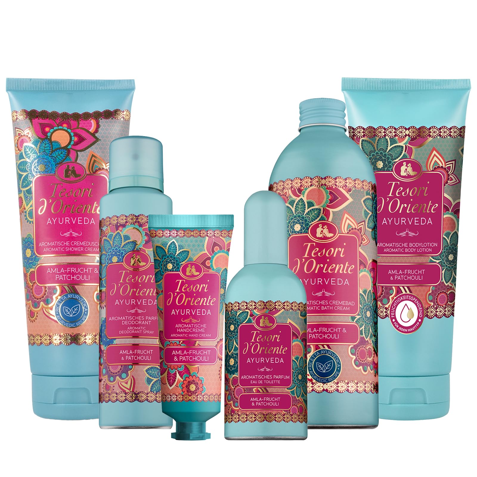 TESORI D'ORIENTE Wellness Ritual Ayurveda - SET 6 tlg.