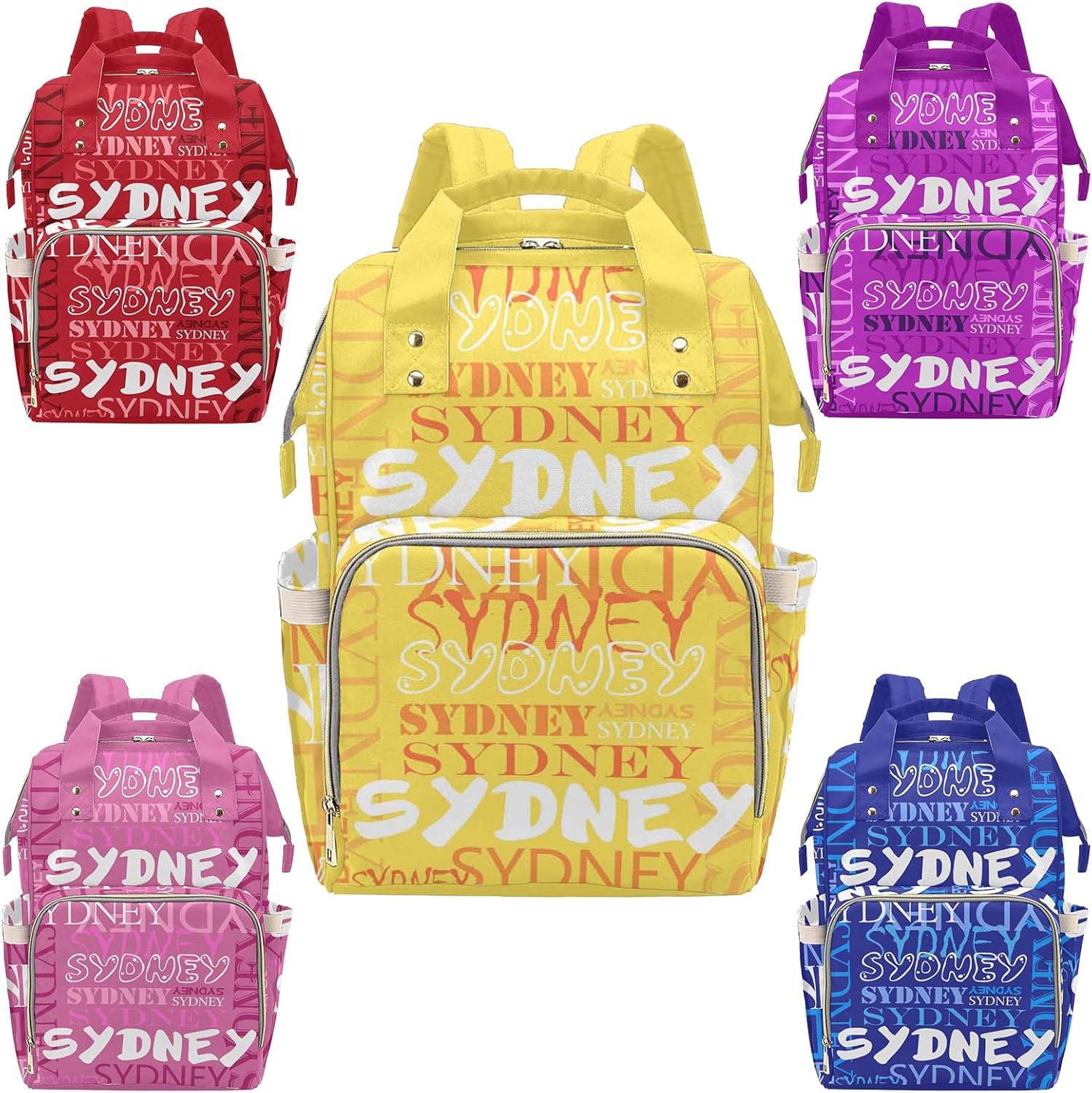 Personalized Diaper Bag a Little Princess Girls Backpack Custom Mommy Bag Casual Daypack Customized Gift for Newborn Baby Boys Girls