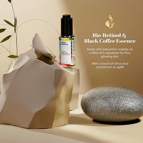 Miniatura 4 de Esencia de contorno de café negro y bio-retinol  Retinol antiarrugas, cuidado de la piel imprescindible para nutrir y levantar, reparar la piel