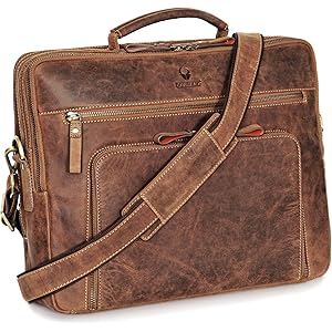 Borsa 24 Ore Uomo STILORD 'Geralt' Borsa Da Lavoro In Pelle