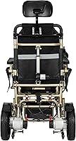 Vista 4 de Auto Recline Silla de ruedas eléctrica plegable para adultos y personas mayores silla de ruedas eléctrica (negro)