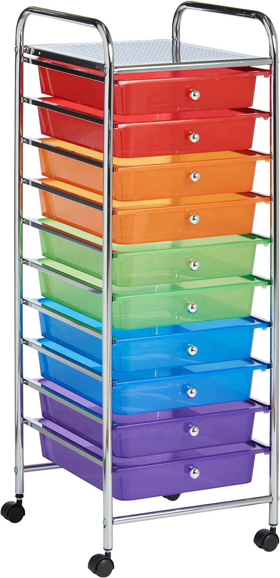 Really Useful Plastic Storage Box Storage Tower 11x7 Litre Clear Frame