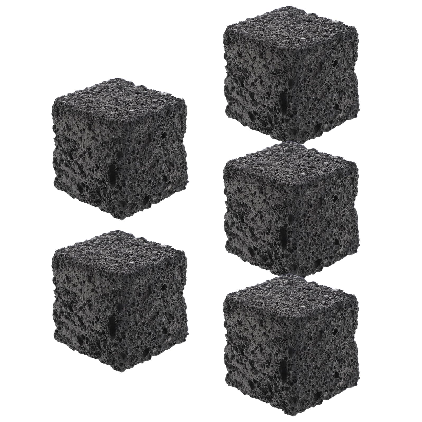 Diffuseur d'huiles essentielles en pierre de lave 3cm lot de 5