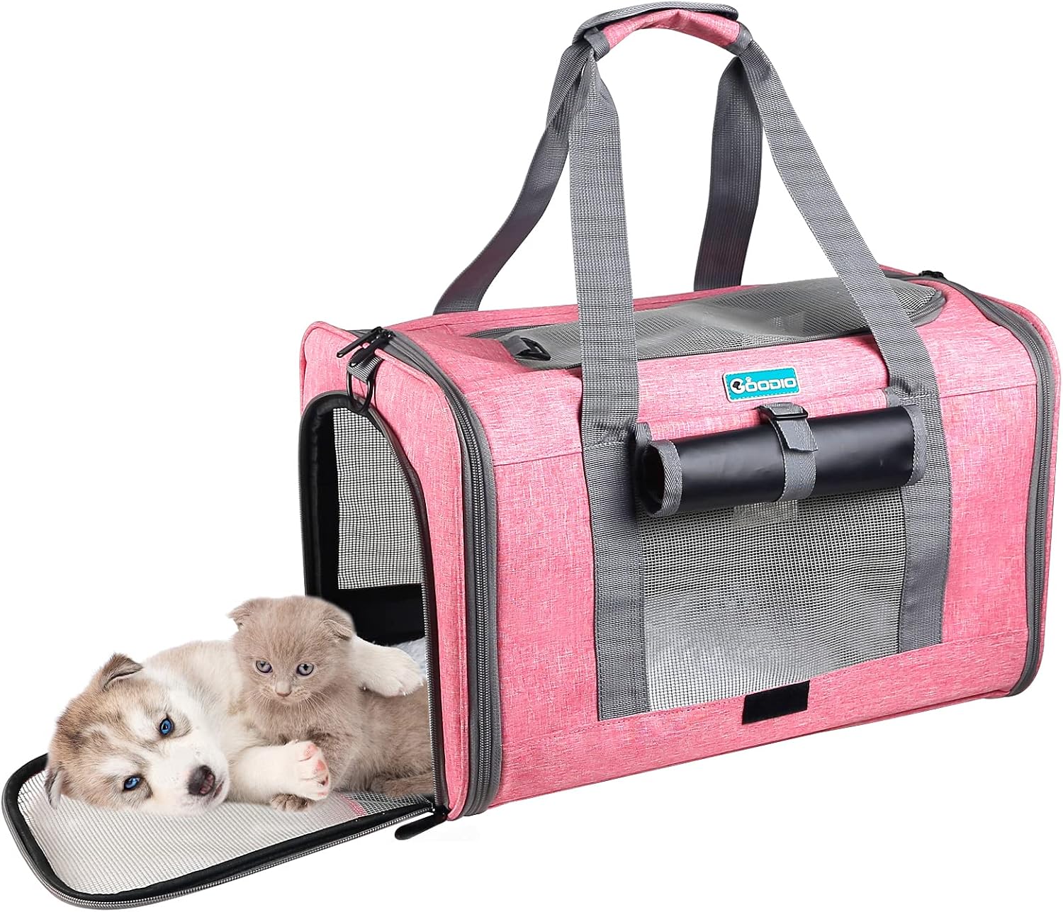 Pet Carrier TSA Airline Approved for Cat,Foldable Soft Edge Pet Travel Carrier Removable for Medium Large Cats and Dogs 20 lbs with…