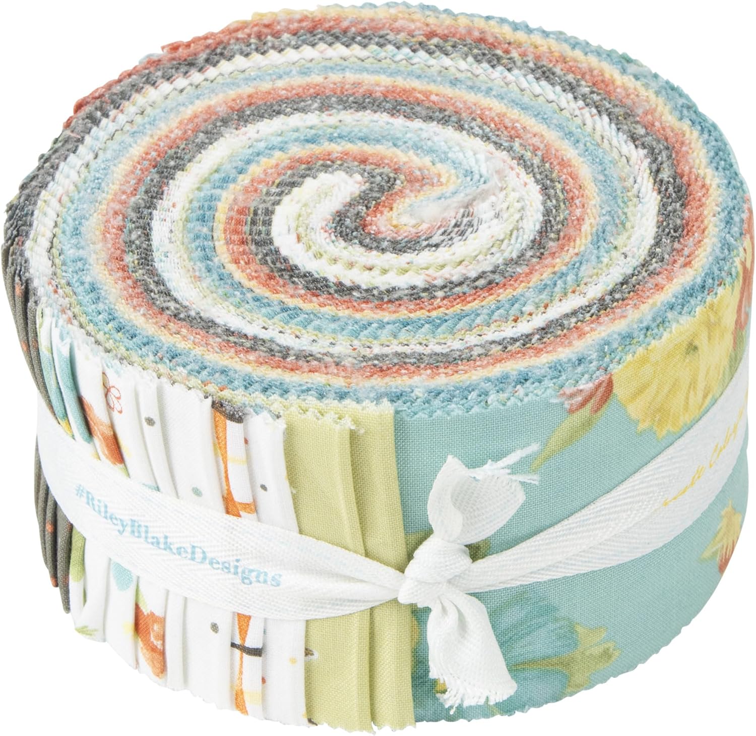 Tara Reed Happy at Home Rolie Polie 40 2.5-inch Strips Jelly Roll Riley Blake Designs RP-13700-40