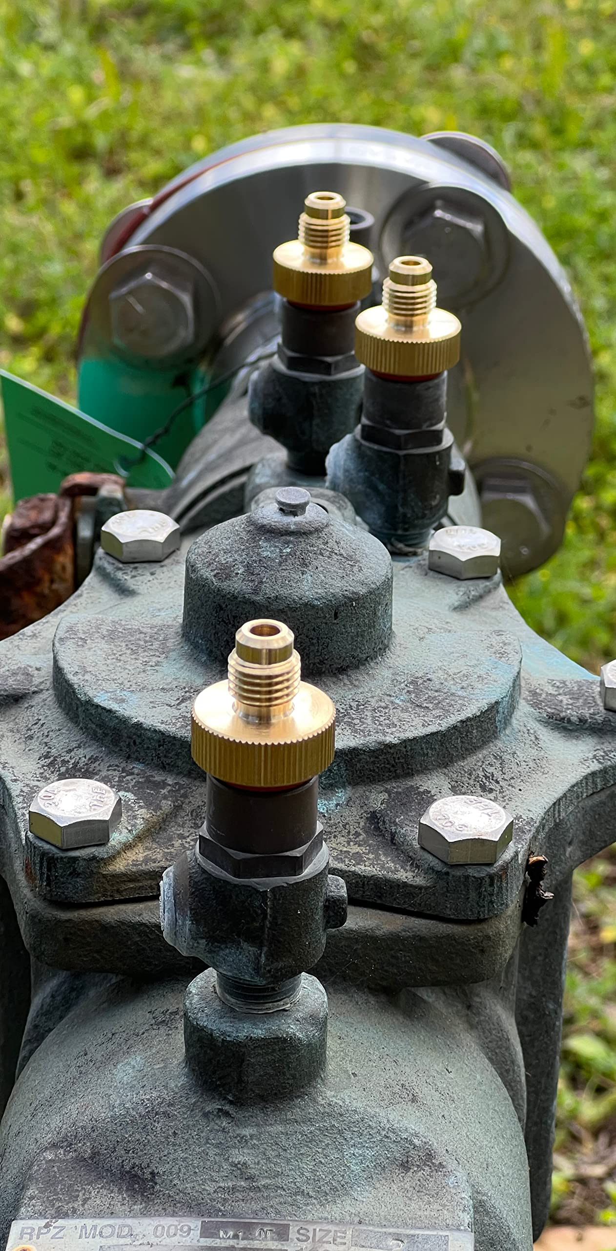 Arbiter Backflow Quick Connect Test Fittings (Brass, 1/4