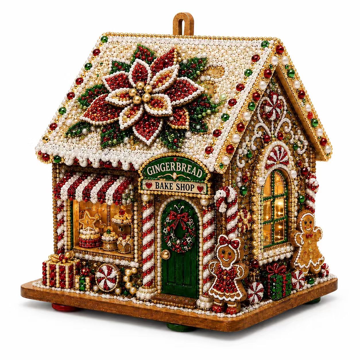 JMMKJUK 3D Christmas Diamond Art & Pearl Painting Kits for Adults