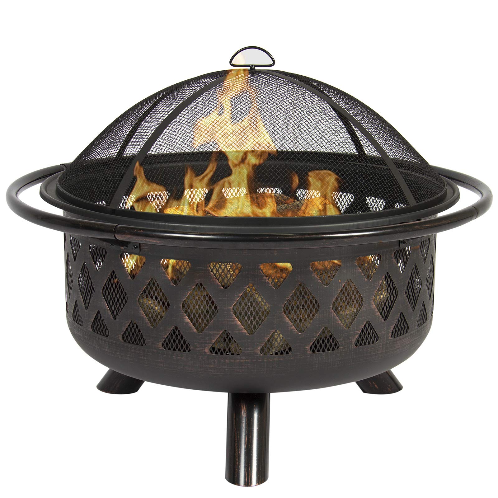 Buy Best Choice Products Bronze Fire Fire Pit Patio Backyard Outdoor