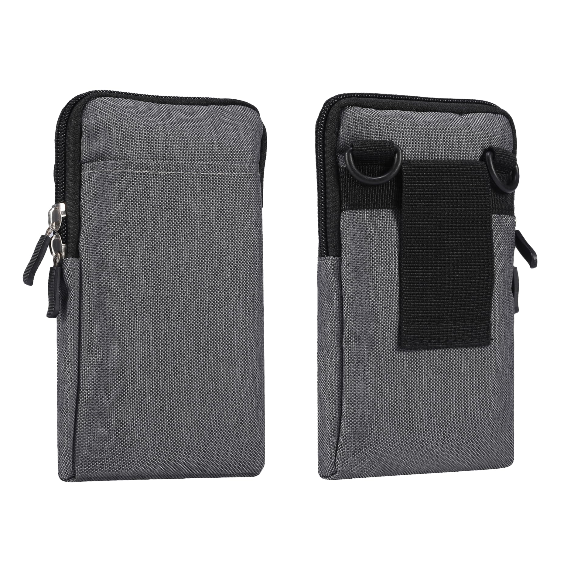 Herren Handy Gürteltasche mit Clip Braun, Handytasche mit Ka