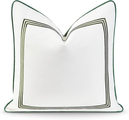 Miniatura 7 de Hofdeco Premium Coastal Patio - Funda de almohada para interiores y exteriores, 20 x 20 pulgadas, resistente al agua para patio trasero, sofá, hoja