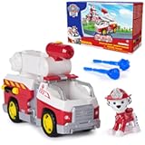 Paw Patrol Fire Rescue&colon; Marshall Rescue Fire Engine with Action Figure & Projectile Launcher & Toy Truck&comma; Kids Toys for Boys & Girls Ages 3 and Up