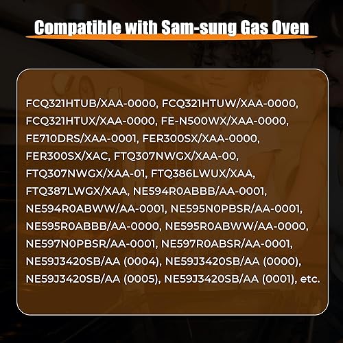 Miniatura 2 de DG32-00002B - Termistor de rango de sensor de temperatura del horno de Funmit - Compatible con piezas de horno Samsung y LG EBG61305805 DG32-00002A