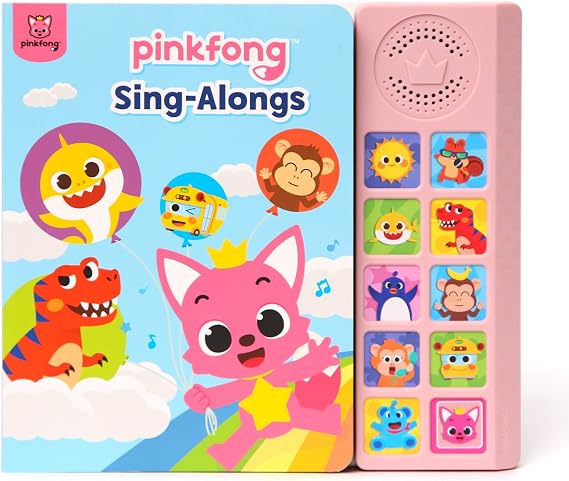Pinkfong Baby Shark 10 Button Sound Book Collection | Learning & Education Toys | Interactive Baby Books for Toddlers 1-3 | Gifts for Boys & Girls