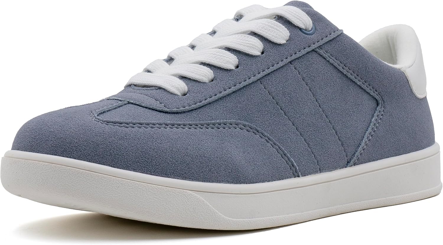 Women's Lace Up Trendy Sneaker Classic Fashion Low Top Walking Shoes - Picture 13 of 109